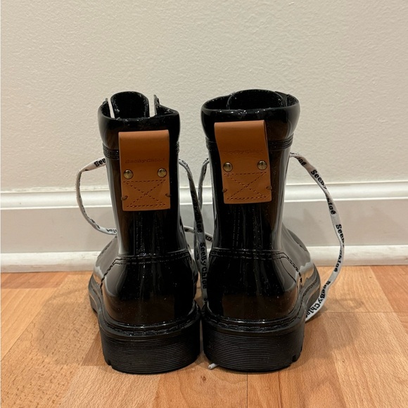 See by Chloè Florrie Lace Up Rain Boots - Picture 4 of 6